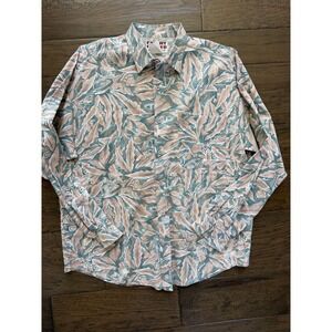 Canary Island Adventure Travel Co. Men's Long Sleeve Size Large 100% Cotton